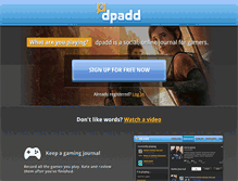 Tablet Screenshot of dpadd.com